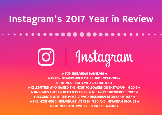 Top Moments : Instagram’s 2017 Year in Review