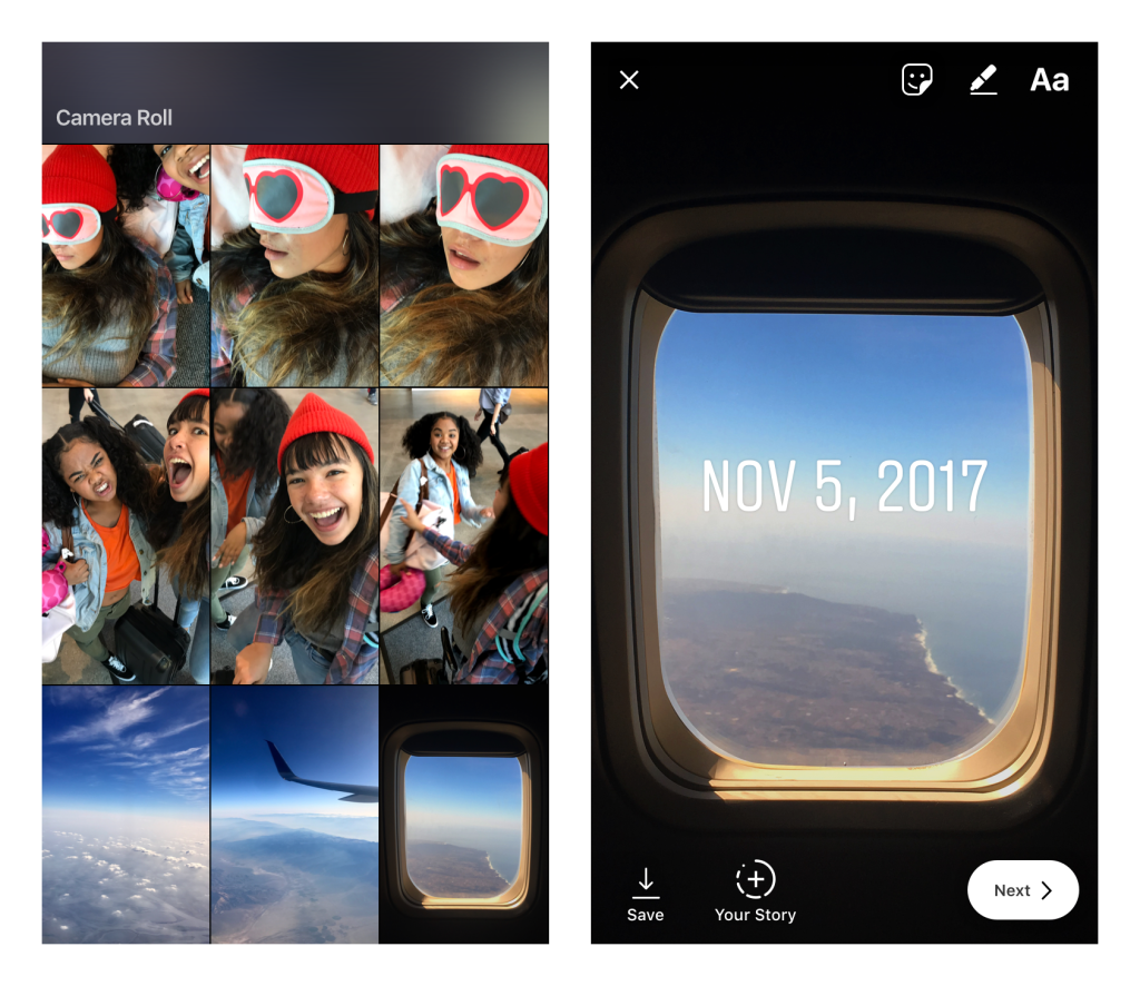  Instagramers can now add photos or videos that are more than 24 hours old to Stories