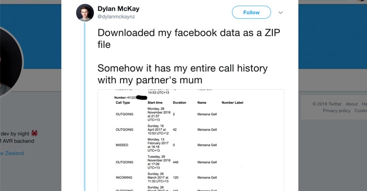 facebook privacy min Facebook enregistre vos appels et vos messages sans vous alerter