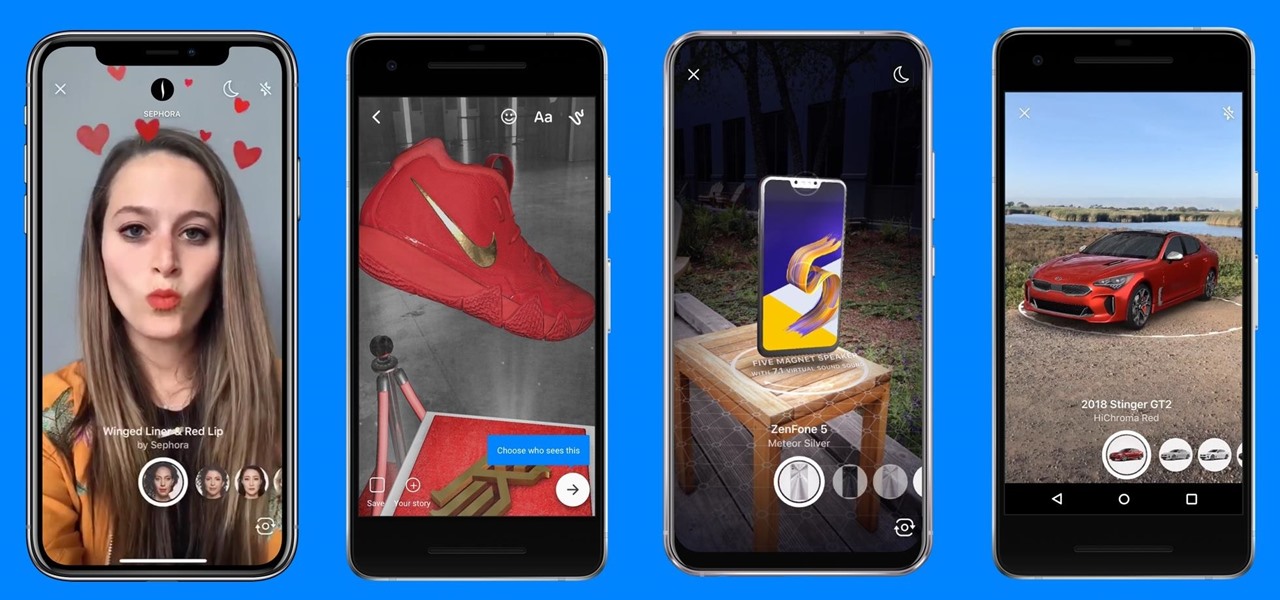 AR Camera Effects for Instagram realité augmenté