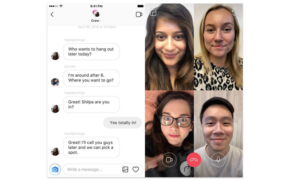 instagram-video-chat f8 2018