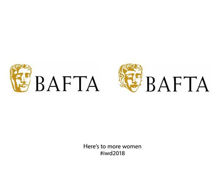 female brand logos womens day bafta Fête des Femmes : 10 logos transformés en version féminine