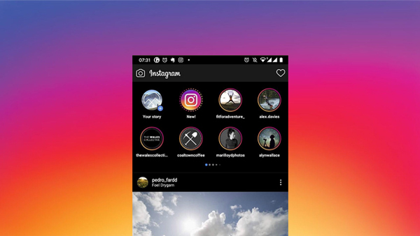 instagram stories Instagram teste un nouvel affichage des Stories