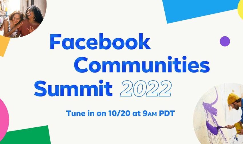  Meta annonce l’événement du sommet des communautés Facebook 2022