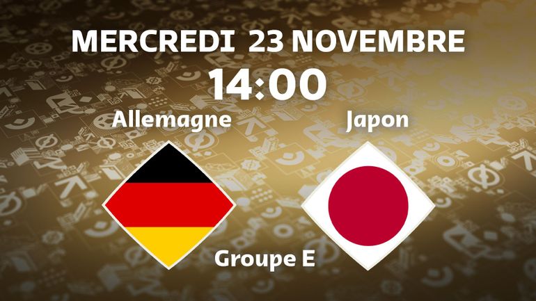 Allemagne - Japon en direct - Coupe du Monde 2022