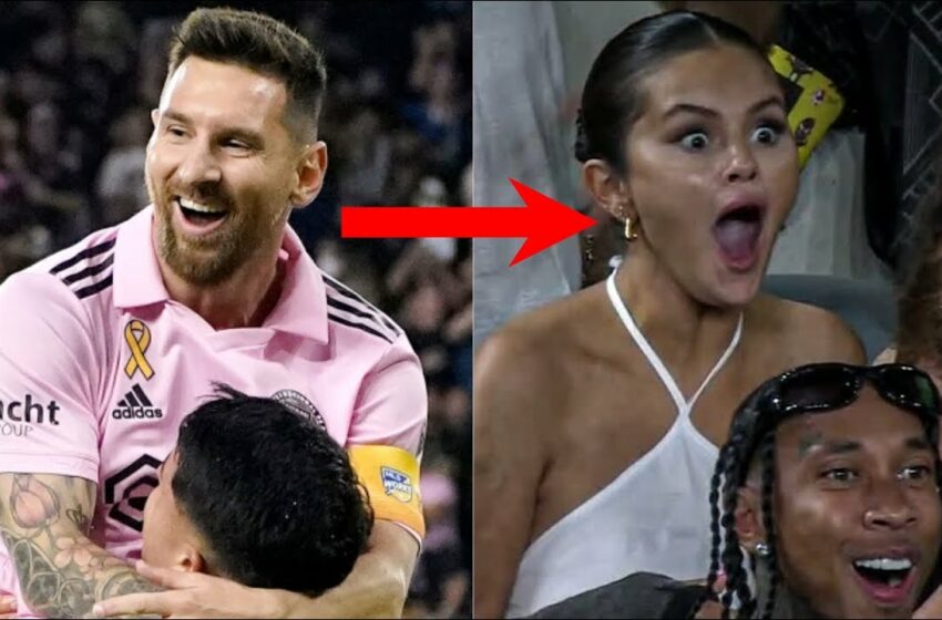 Video : Selena Gomez Crazy reaction to Messi
