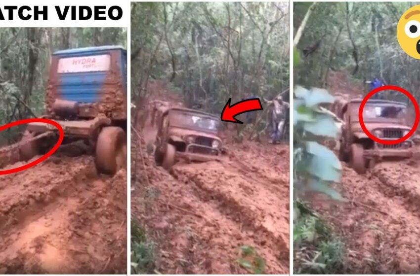 Jeep chain incident full video