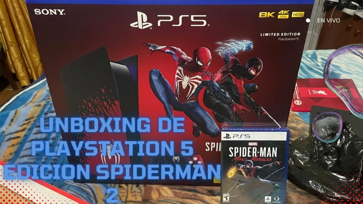 UNBOXING : LIMITED EDITION ( SPIDERMAN 2 ) SONY DUALSENSE PS5 