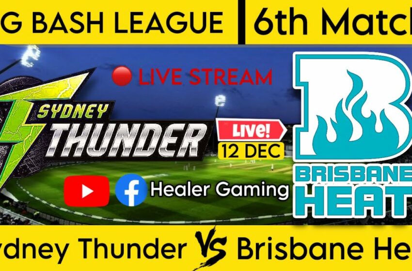 Sydney Thunder vs Brisbane Heat video