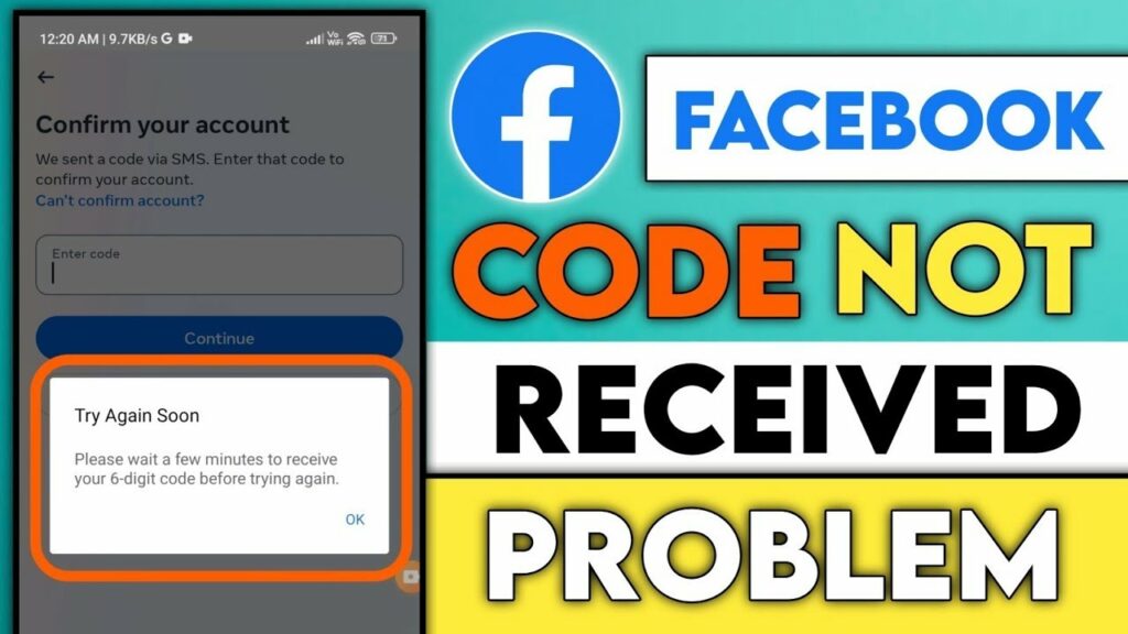 fix facebook code not received i Fix Facebook code not received in WhatsApp