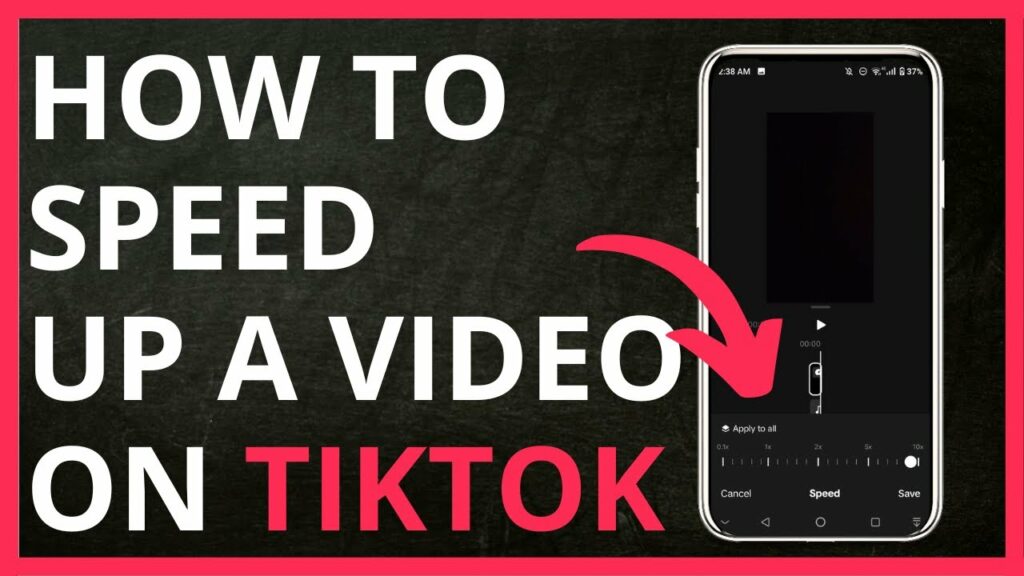 how to speed up video on tiktok How to speed up video on tiktok