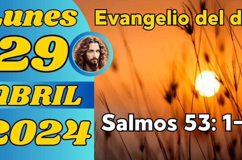  oraciones en video evangelio de hoy 29 de Abril 2024