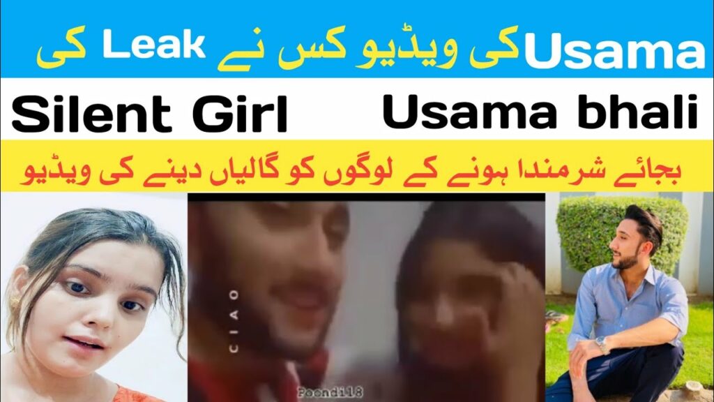 usama bhali ki leaked video par Usama bhali ki leaked video par silent girl ne Naya panga dal diya