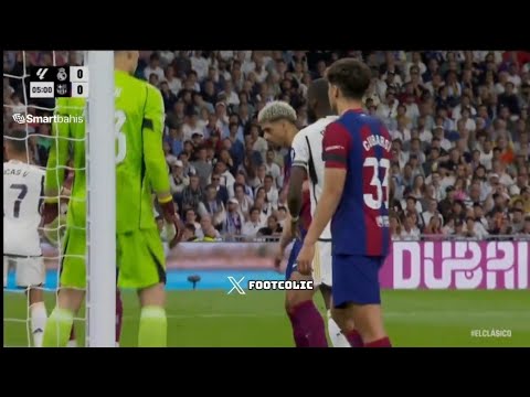Watch christensen Goal for FC Barcelone vs Real Madrid (1-0)